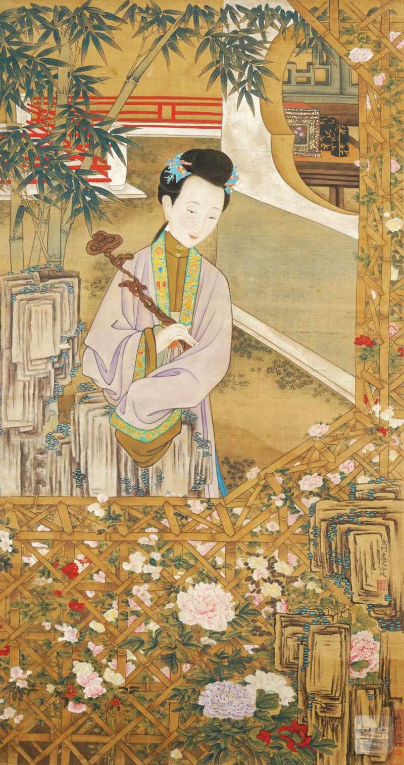    冷梅  仕女